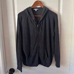 American Eagle Outfitters Woman’s Dark Gray Zip-Up Jacket
